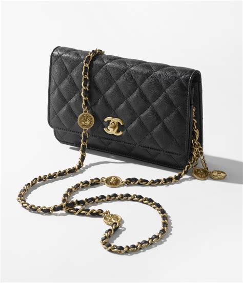 wallet on a chain chanel|Chanel wallet on chain measurements.